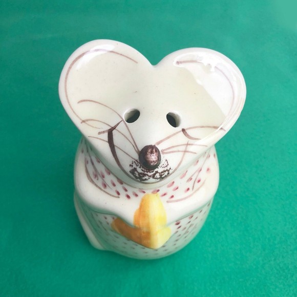N.S. Gustin Dining Vintage Ns Gustin Mouse Cheese Shaker Hand Painted Pottery 5 Poshmark